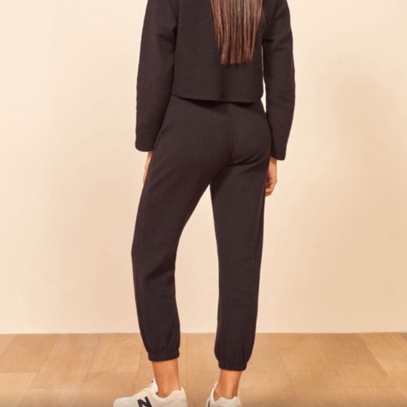 Reformation Black Ribbed Set - Picture 2 of 8